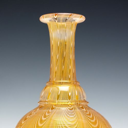 EXCEPTIONALLY RARE ANTIQUE 19TH CENTURY NAILSEA TYPE STEVENS WILLIAMS GLASS DECANTER C1870 - ADDITIONAL PHOTO 3