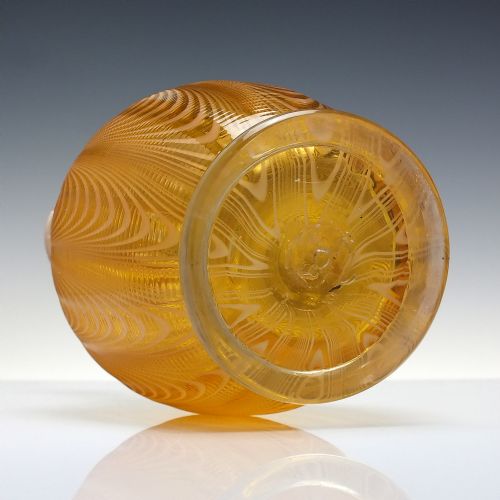 EXCEPTIONALLY RARE ANTIQUE 19TH CENTURY NAILSEA TYPE STEVENS WILLIAMS GLASS DECANTER C1870 - ADDITIONAL PHOTO 5