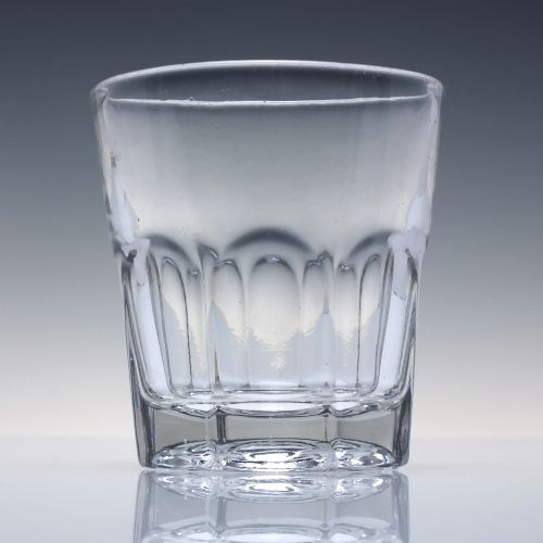 PAIR 19TH CENTURY WHISKY GLASS TUMBLERS C1850 - ADDITIONAL PHOTO 2
