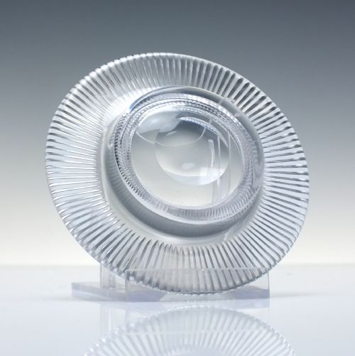 RARE SET OF THREE GEORGIAN IRISH CUT GLASS SALTS WITH FITTED SAUCERS C1820 - ADDITIONAL PHOTO 5