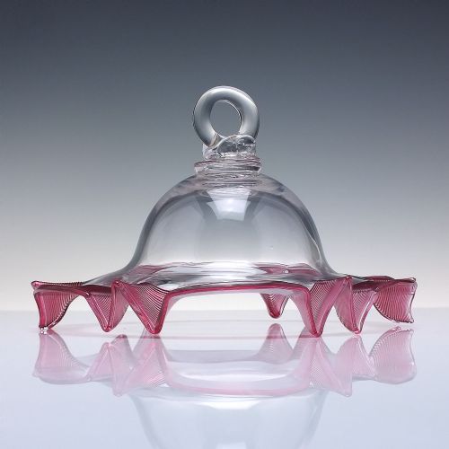 RARE 19TH CENTURY VICTORIAN DRESSING TABLE GLASS DISPLAY DOME C1880 - ADDITIONAL PHOTO 1
