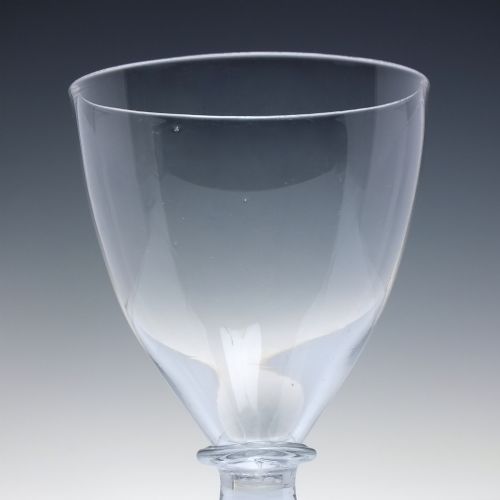 GEORGIAN OVOID BOWL GLASS RUMMER C1820 - ADDITIONAL PHOTO 2
