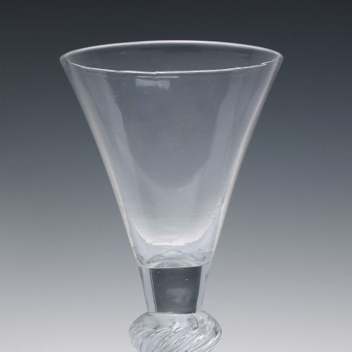 RARE 18TH CENTURY AIR TWIST WINE GLASS GOBLET C1750 - ADDITIONAL PHOTO 2