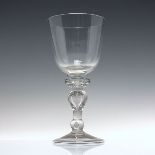 LARGE OUTSTANDING 18TH CENTURY HEAVY BALUSTER GOBLET C172030 - ADDITIONAL PHOTO 2