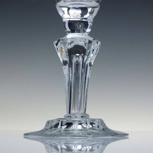 18TH CENTURY CEREMONIAL ARMORIAL PEDESTAL STEM WINE GOBLET C1730 - ADDITIONAL PHOTO 6