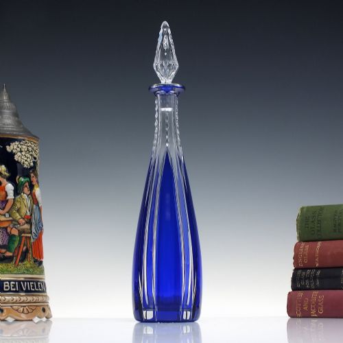 Mid Century St Louis Crystal Spirit Decanter C1950