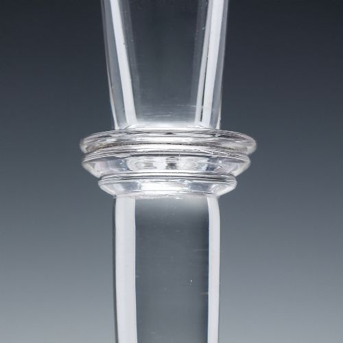 EXTRAORDINARY 18TH CENTURY PLAIN STEM CEREMONIAL TOASTING GLASS C1790 40 CM TALL - ADDITIONAL PHOTO 3