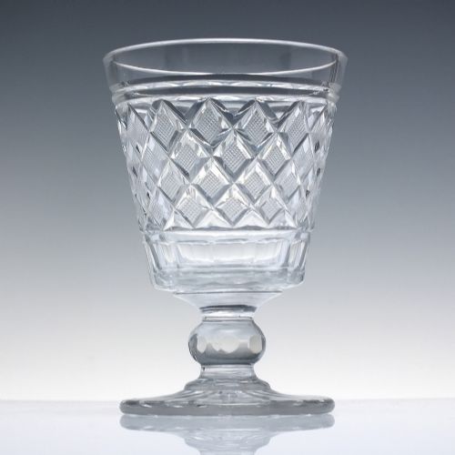 GEORGIAN ANGLO IRISH GLASS RUMMER C1820 - ADDITIONAL PHOTO 1