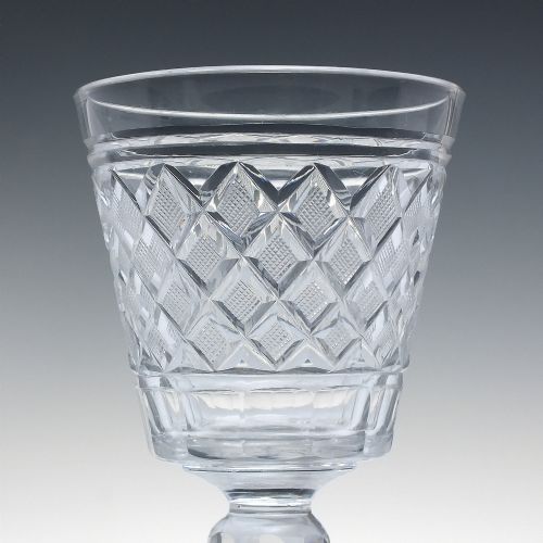 GEORGIAN ANGLO IRISH GLASS RUMMER C1820 - ADDITIONAL PHOTO 2