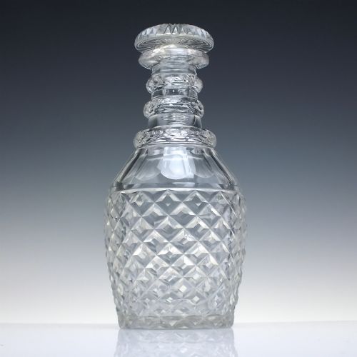 LARGE VICTORIAN GLASS WINE DECANTER C1880 - ADDITIONAL PHOTO 1