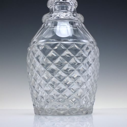 LARGE VICTORIAN GLASS WINE DECANTER C1880 - ADDITIONAL PHOTO 2