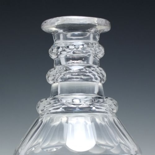 LARGE VICTORIAN GLASS WINE DECANTER C1880 - ADDITIONAL PHOTO 3