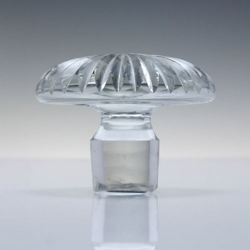 LARGE VICTORIAN GLASS WINE DECANTER C1880 - ADDITIONAL PHOTO 6