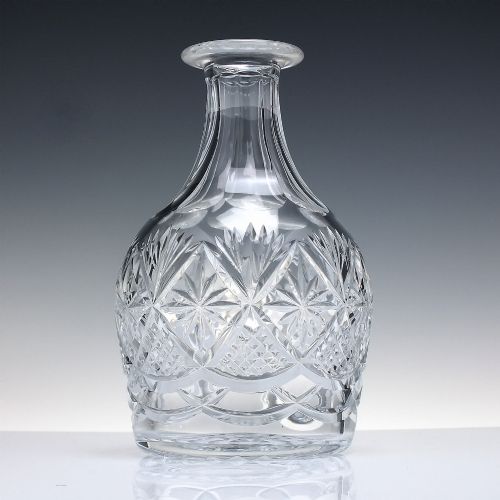 MID CENTURY ROYAL DOULTON CRYSTAL GLASS DECANTER C1960 - ADDITIONAL PHOTO 2