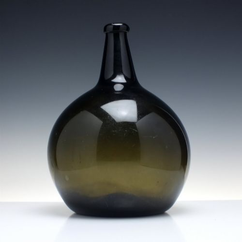 Large Scottish Alloa Glass Wine Bottle C1790-1800