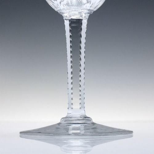 fig 8. A Rare Set of Six Art Nouveau Baccarat Vallee Large Red Wine Goblets c1902-10