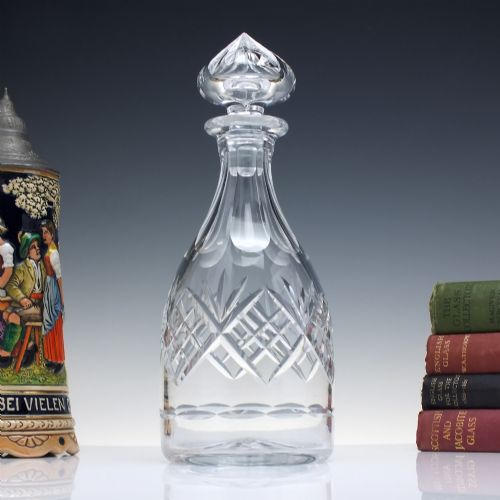 Mid Century Webb Corbet Crystal Glass Wine or Spirit Decanter c1930-47