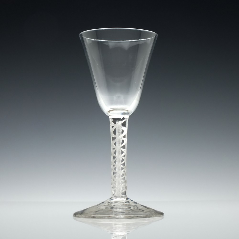 Georgian Air Twist Wine Glass c1770
