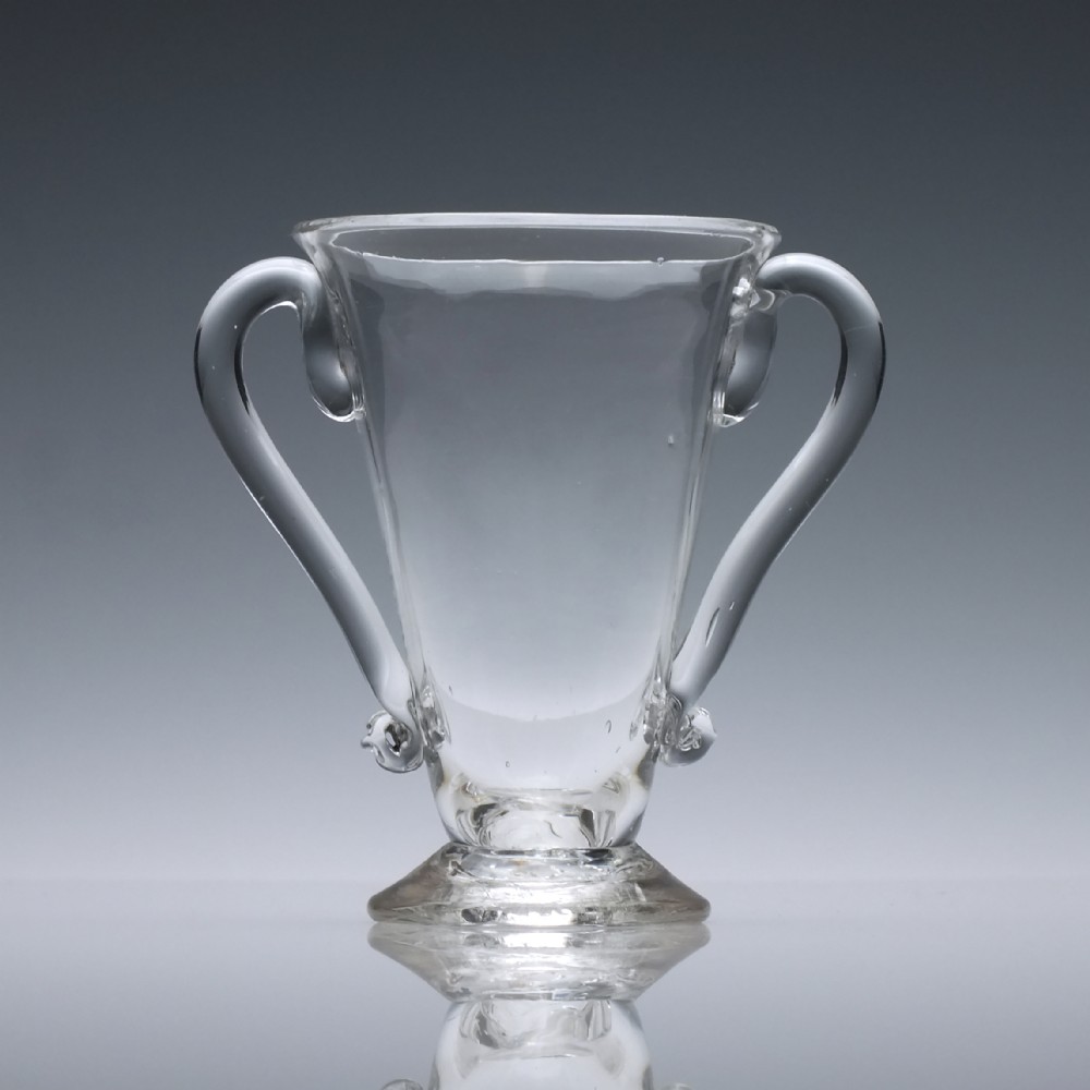 Rare Twin Handled Georgian Jelly Glass c1770