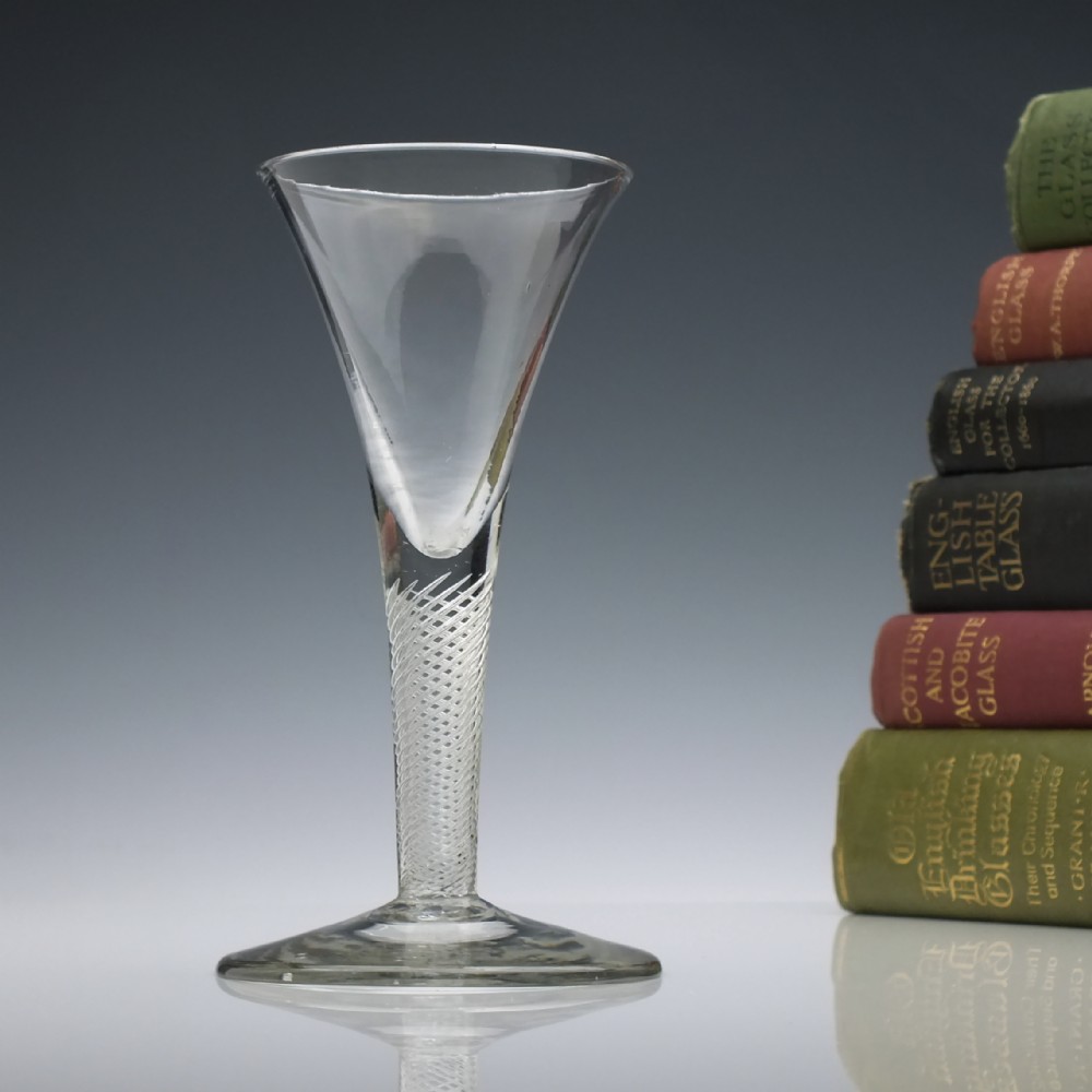 Georgian Air Twist Wine Glass c1750