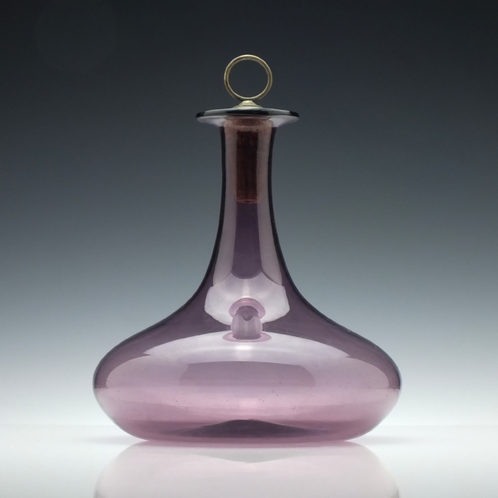 Georgian Amethyst Glass Mell Decanter c1830
