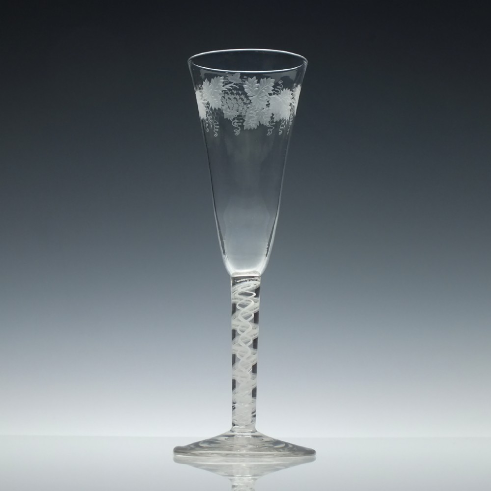 19th Century Victorian Champagne Glass c1850
