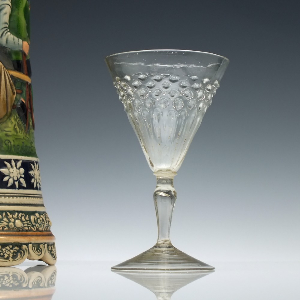 Rare 17th Century Wine Glass c1680