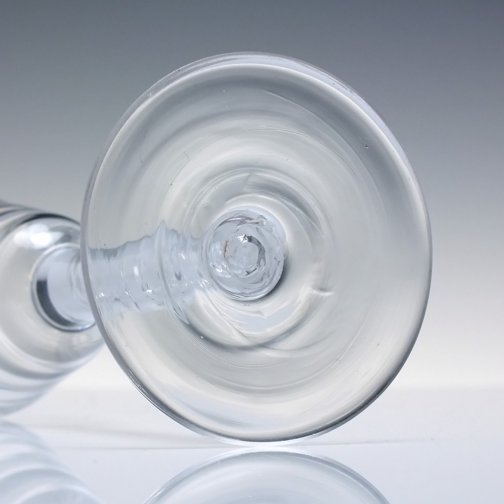 18th Century Opaque Lynn Wine Glass c1760 View VII