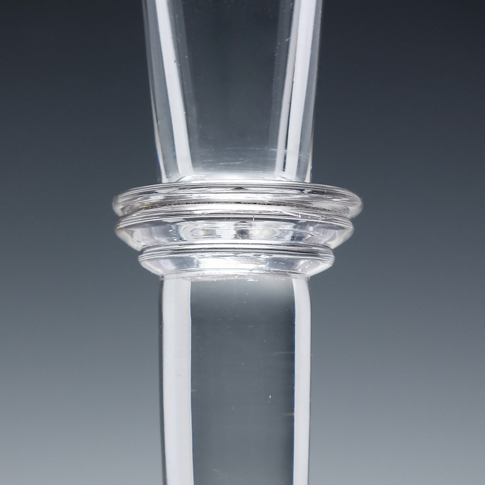 Extraordinary 18th Century Plain Stem Ceremonial Toasting Glass c1790 - 40 cm tall View IV
