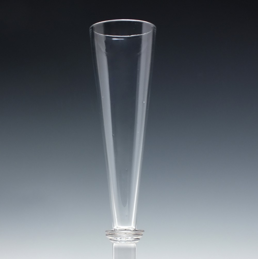 Extraordinary 18th Century Plain Stem Ceremonial Toasting Glass c1790 - 40 cm tall View V