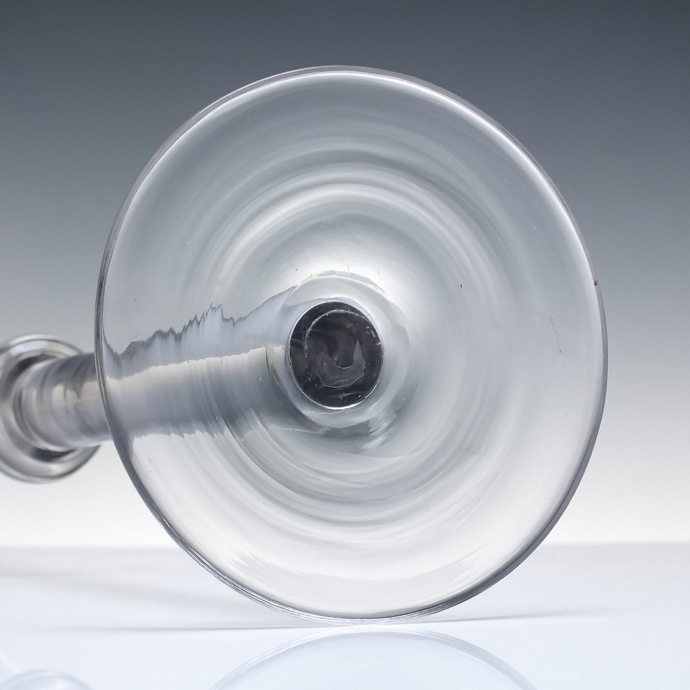 Extraordinary 18th Century Plain Stem Ceremonial Toasting Glass c1790 - 40 cm tall View VII