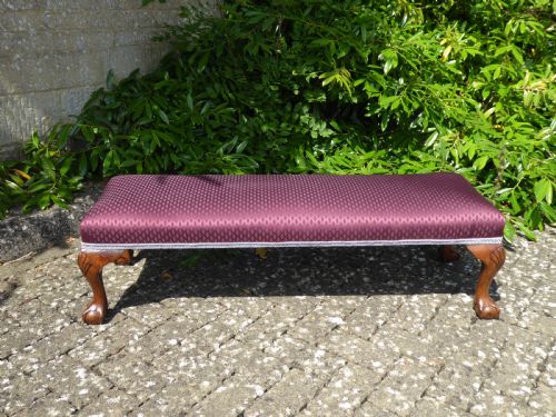 LONG FENDERFOOT STOOL CIRCA 1880 - ADDITIONAL PHOTO 1