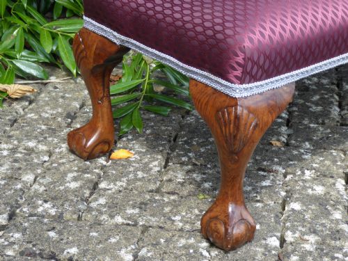 LONG FENDERFOOT STOOL CIRCA 1880 - ADDITIONAL PHOTO 2