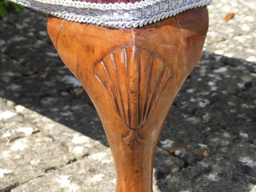 LONG FENDERFOOT STOOL CIRCA 1880 - ADDITIONAL PHOTO 3