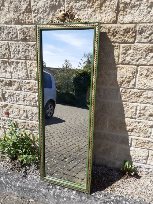 mirror by hopillart and leroy paris decorated with bagpipes - CATEGORY: ANTIQUE MIRRORS - DATED 19TH CENTURY