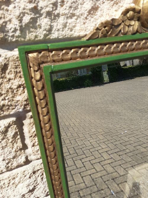 MIRROR BY HOPILLART AND LEROY PARIS DECORATED WITH BAGPIPES - ADDITIONAL PHOTO 2