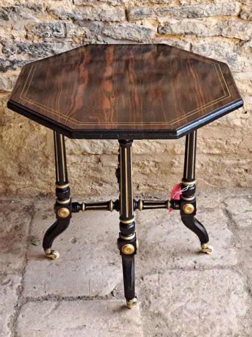 coromandel occasional table - CATEGORY: ANTIQUE TABLES - DATED VICTORIAN