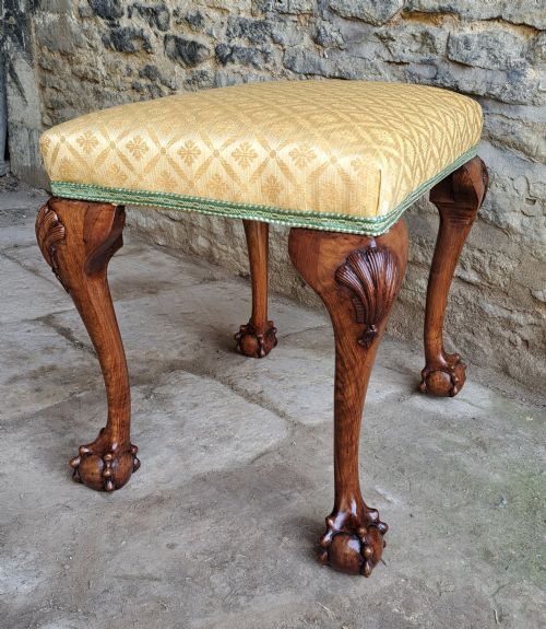 WALNUT STOOL CIRCA 1880 - ADDITIONAL PHOTO 7