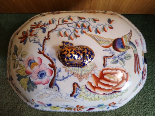 LARGE MASONS IRONSTONE TUREEN CIRCA 1830 - ADDITIONAL PHOTO 2