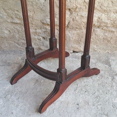 NEST OF THREE MAHOGANY TABLES - ADDITIONAL PHOTO 7