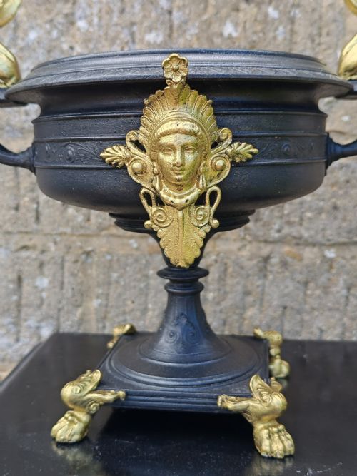 EARLY VICTORIAN CAST IRON CENTRE PIECE - ADDITIONAL PHOTO 1