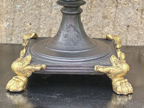 EARLY VICTORIAN CAST IRON CENTRE PIECE - ADDITIONAL PHOTO 5