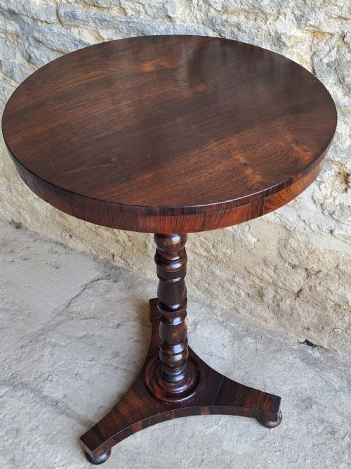 rosewood occasionalwine table circa 1830 - CATEGORY: ANTIQUE TABLES - DATED GEORGIAN