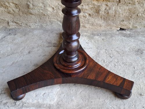 ROSEWOOD OCCASIONALWINE TABLE CIRCA 1830 - ADDITIONAL PHOTO 5