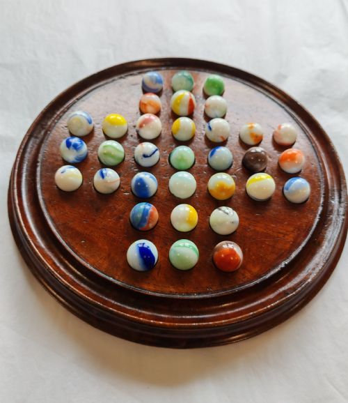 EARLY VICTORIAN SOLITAIRE GAME - ADDITIONAL PHOTO 1