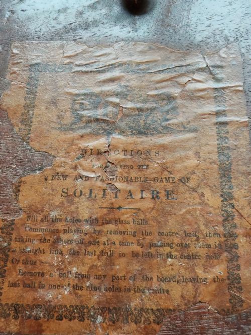 EARLY VICTORIAN SOLITAIRE GAME - ADDITIONAL PHOTO 7
