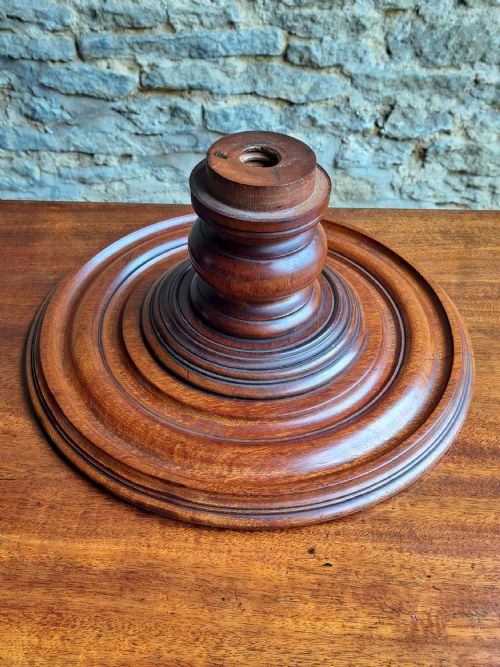 LARGE MAHOGANY LAZY SUSAN CIRCA 1850 - ADDITIONAL PHOTO 6