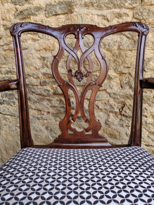 MAHOGANY ARMCHAIR CARVER CIRCA 1810 - ADDITIONAL PHOTO 2