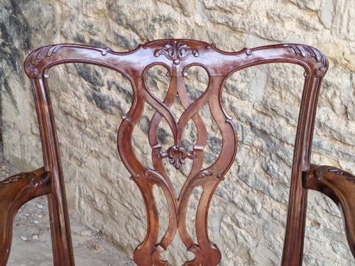 MAHOGANY ARMCHAIR CARVER CIRCA 1810 - ADDITIONAL PHOTO 3