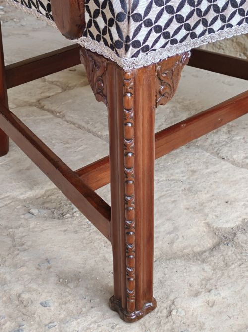 MAHOGANY ARMCHAIR CARVER CIRCA 1810 - ADDITIONAL PHOTO 6